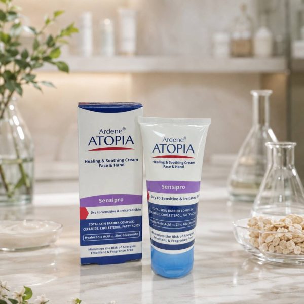 کرم مرطوب کننده و التیام‌بخش آردن آتوپیا مدل Sensipro حجم 50 میلی‌لیتر
