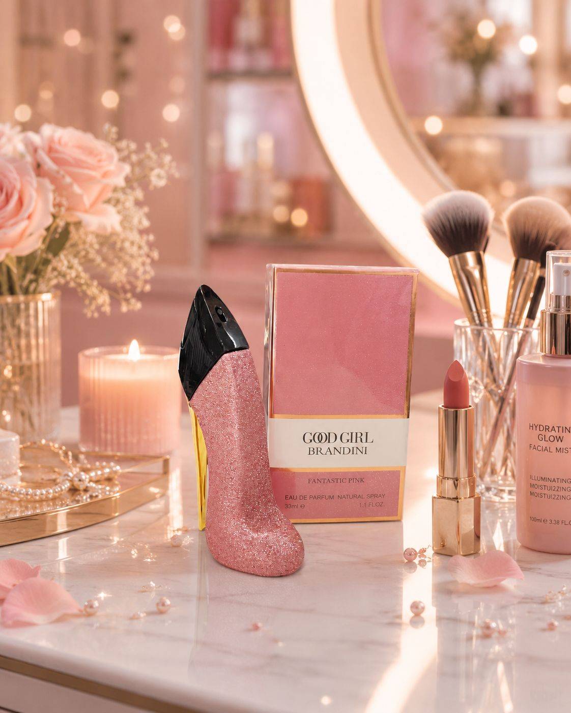 عطر زنانه برندینی مدل Good Girl Fantastic Pink حجم 33 میلی لیتر