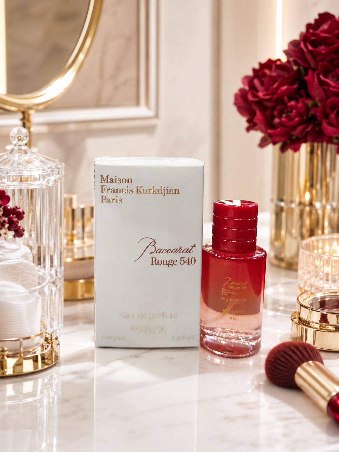 ادکلن pura رایحه bacarat rouge 540 حجم 37 میلی لیتر
