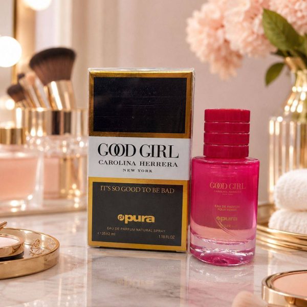 ادکلن pura رایحه good girl حجم 37 میلی لیتر