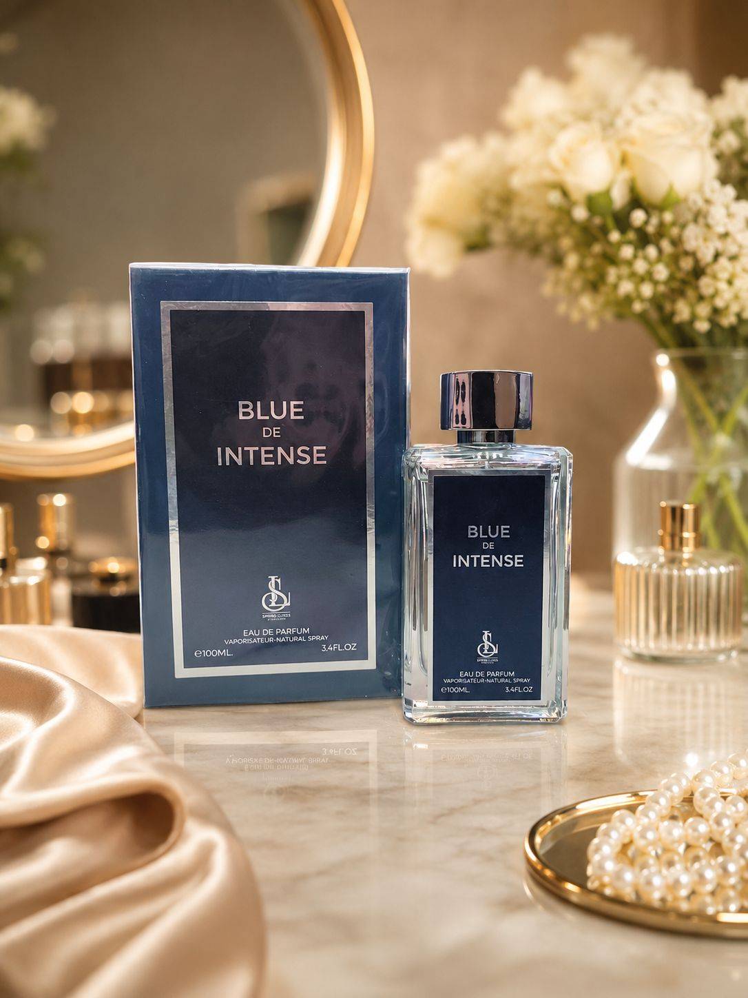 ادو پرفیوم مردانه اسپرینگ لیلیز مدل Blue De Intense حجم 100 میلی لیتر