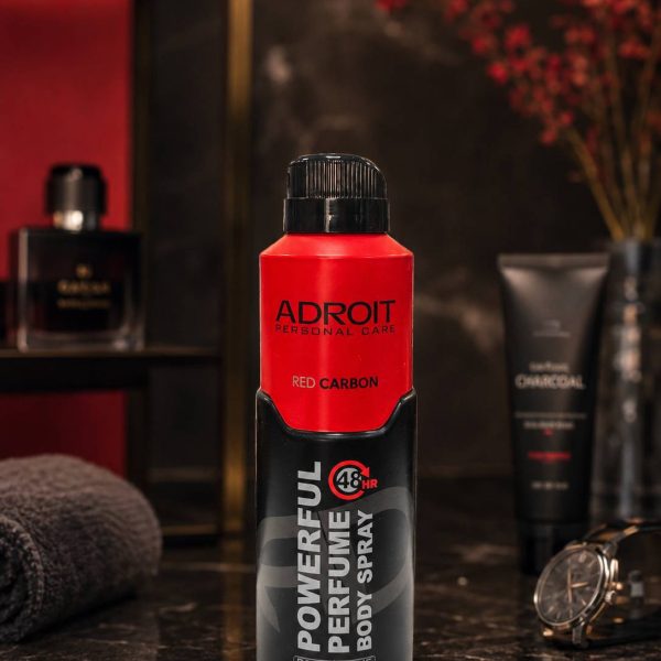 دئودورانت مردانه آدرويت مدل Red Carbon حجم 200 میلی لیتر