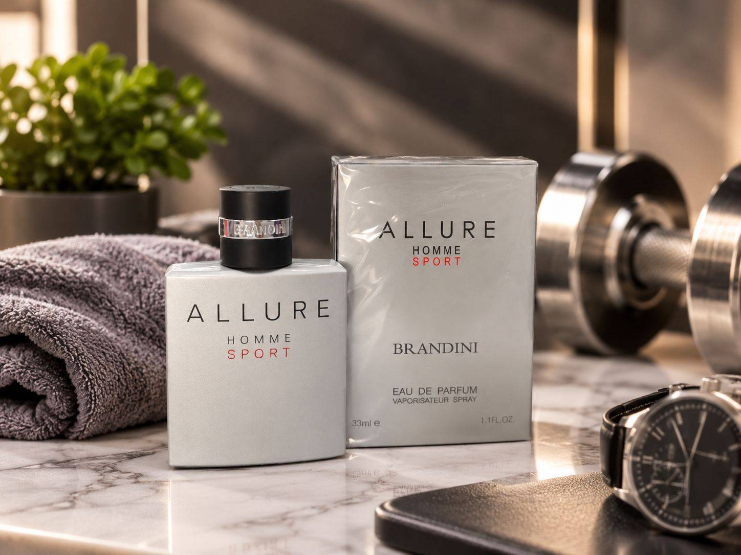 ادکلن برندینی رایحه allure homme حجم 33 میلی لیتر