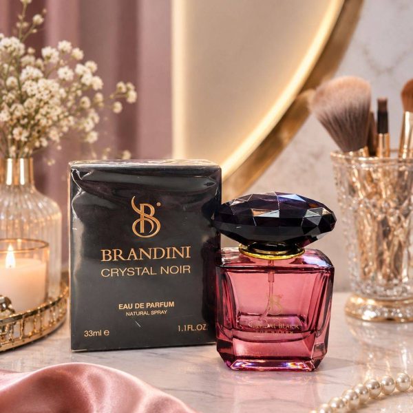ادکلن برندینی رایحه crystal noir حجم 33 میلی لیتر