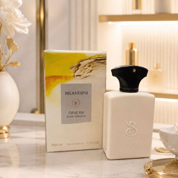 ادکلن برندینی رایحه royal robacco حجم 33 میلی لیتر