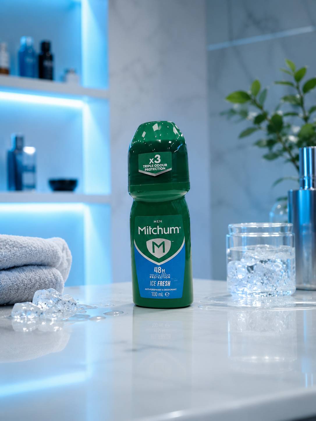 رول ضد تعریق مردانه میچام مدل Ice Fresh حجم 100 میلی لیتر