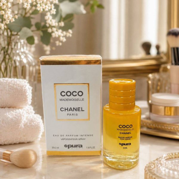 ادکلن pura رایحه coco madmolselle حجم 37 میلی لیتر