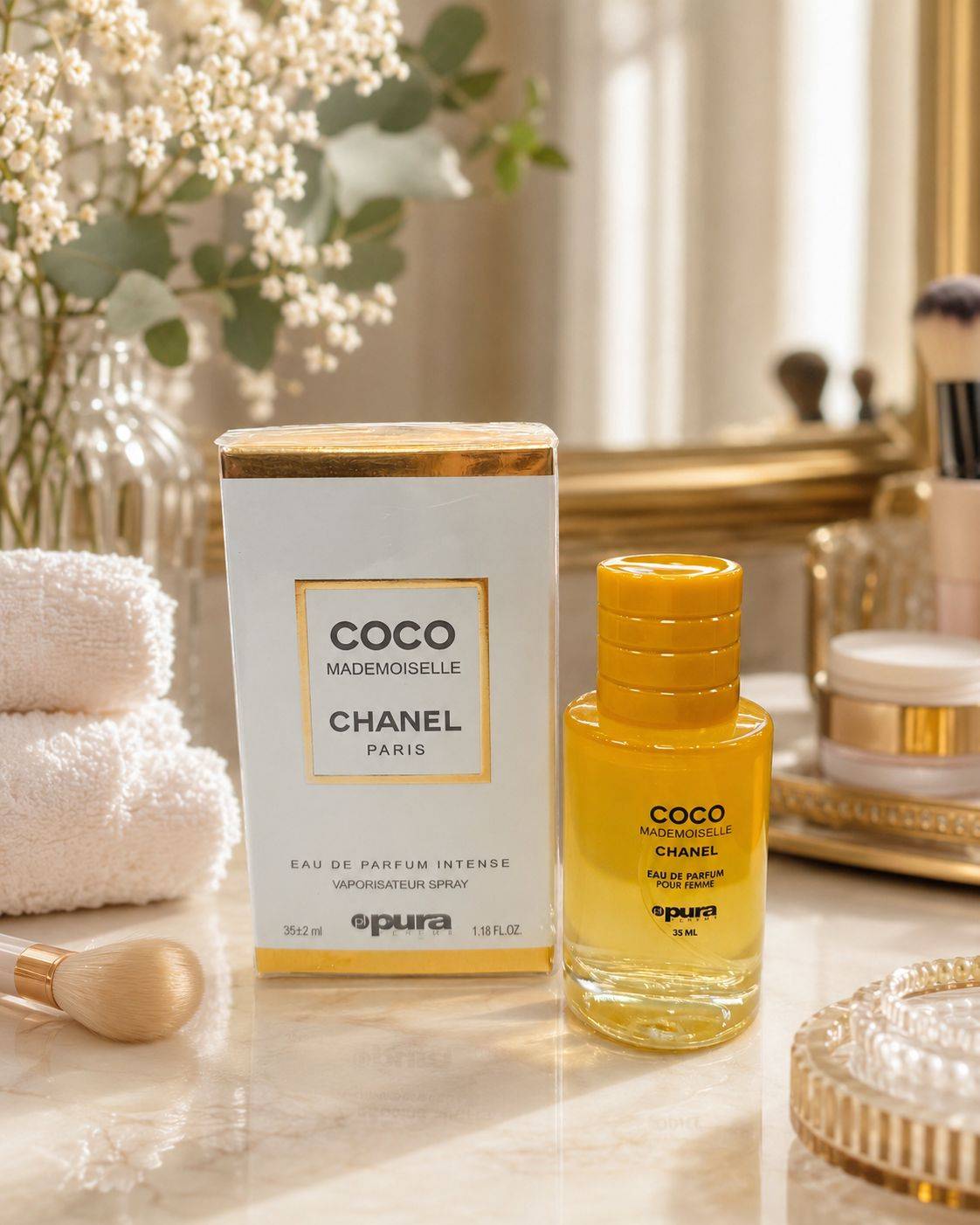 ادکلن pura رایحه coco madmolselle حجم 37 میلی لیتر