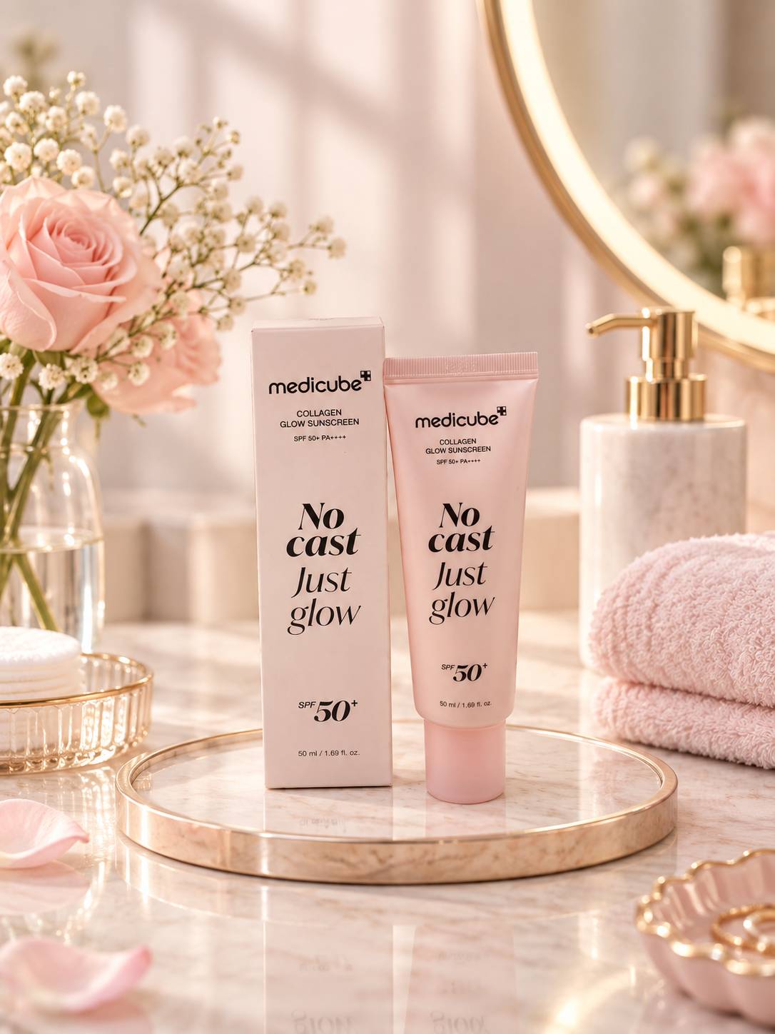 کرم ضدآفتاب مدی کیوب spf50 حجم 50 میلی لیتر