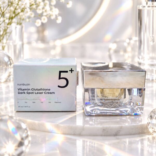 کرم ضد لک و روشن کننده نامبوزین مدل No.5 Glutathione حجم 50 میلی لیتر
